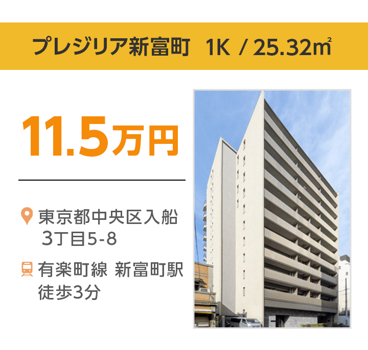 プレジリア新富町